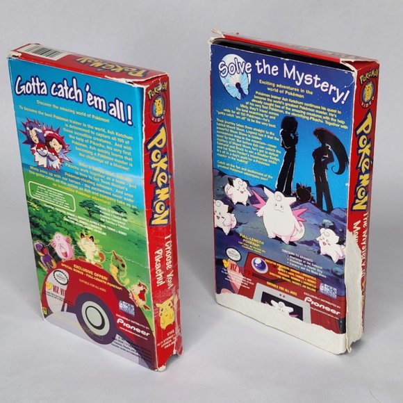 Vintage Pokemon VHS Tapes - 90's Kid Nostalgia! - Picture 2 of 5